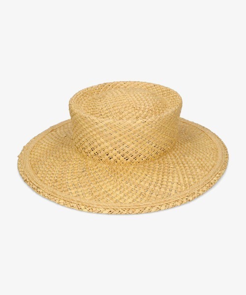 arth（アース）の「【arth】arth Raffia Canotier/（ハット・レディース・ナチュラル・M/57.5cm）」の4枚目の写真