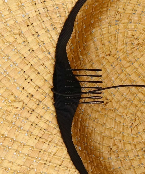 arth（アース）の「【arth】arth Raffia Canotier/（ハット・レディース・ナチュラル・M/57.5cm）」の11枚目の写真