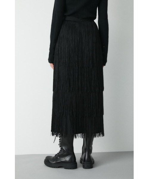 MOUSSY マウジーのSTRIPED FRINGE スカート MOUSSY マウジーのSTRIPED FRINGE スカート - メルカリ