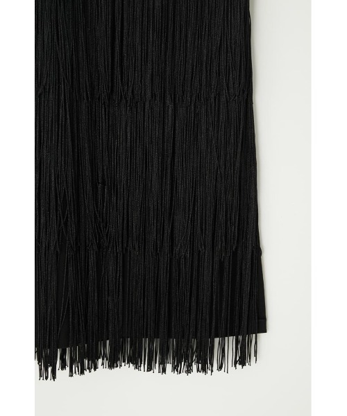 MOUSSY マウジーのSTRIPED FRINGE スカート MOUSSY マウジーのSTRIPED FRINGE スカート - メルカリ