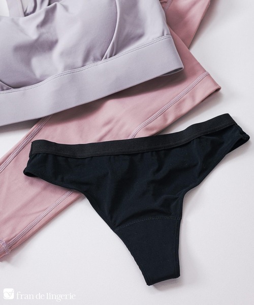 comfits(コンフィッツ)の「吸水ショーツ comfits thong(ショーツ・レディース・ブラック/ベージュ/クリアブラック・L/LL/M/3L/S/XS)」の2枚目の写真