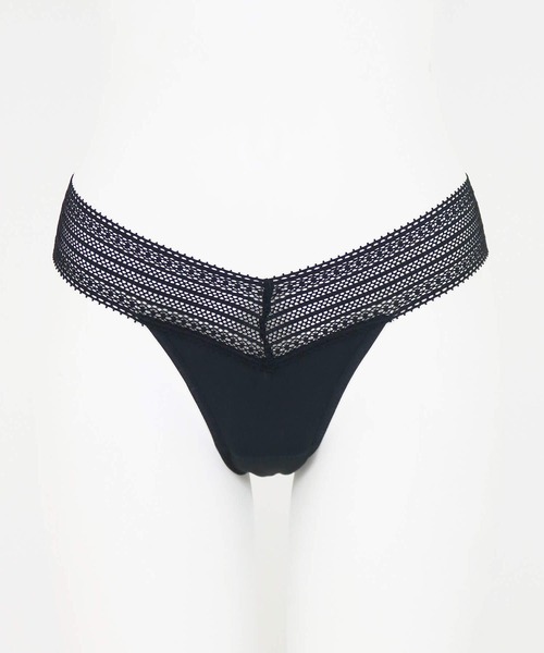 comfits(コンフィッツ)の「吸水ショーツ comfits thong(ショーツ・レディース・ブラック/ベージュ/クリアブラック・L/LL/M/3L/S/XS)」の8枚目の写真
