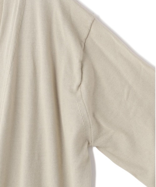 SUNSPEL（サンスペル）の「WOMEN’S SUPIMA COTTON（カーディガン/ボレロ・レディース・ブラック/ベージュ・2）」の3枚目の写真