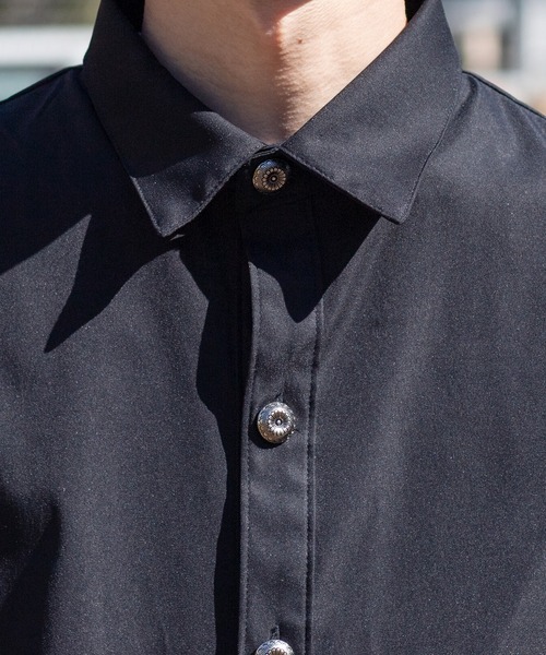 kutir（クティール）の「レトロボタンルーズシャツ（シャツ/ブラウス・メンズ・ホワイト/ライトブルー/ブラック/オフホワイト・MEDIUM/LARGE）」の16枚目の写真