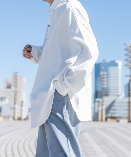 kutir（クティール）の「レトロボタンルーズシャツ（シャツ/ブラウス・メンズ・ホワイト/ライトブルー/ブラック/オフホワイト・MEDIUM/LARGE）」の13枚目の写真