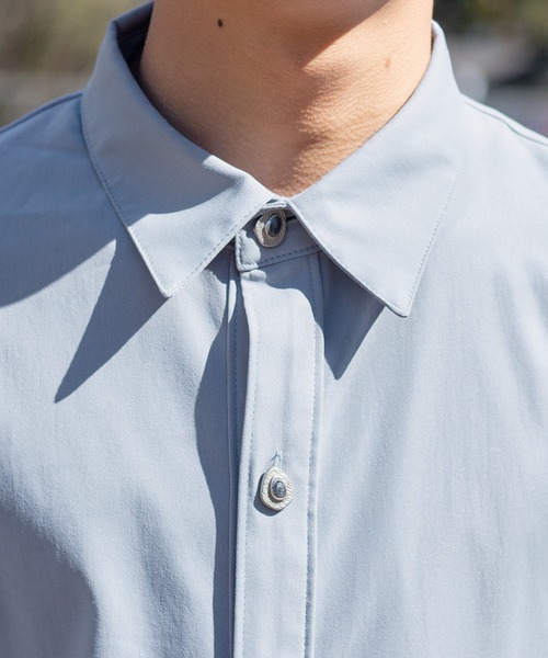 kutir（クティール）の「レトロボタンルーズシャツ（シャツ/ブラウス・メンズ・ホワイト/ライトブルー/ブラック/オフホワイト・MEDIUM/LARGE）」の19枚目の写真