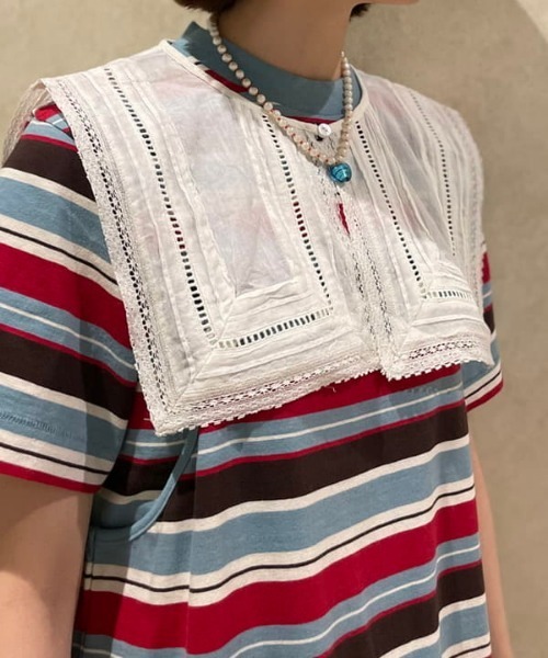 Ray BEAMS(レイビームス)の「Ray BEAMS / パール x ハート ガラス ネックレス(ネックレス・レディース・ブラウン/レッド/ブルー/ブルー系その他3/ダークブラウン/グリーン系その他2・ONE SIZE)」の22枚目の写真