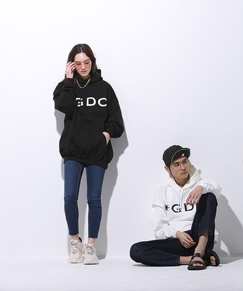 GDC(ジーディーシー)の「LOGO HOODIE(パーカー・メンズ・ホワイト/ブラック・FREE)」の12枚目の写真