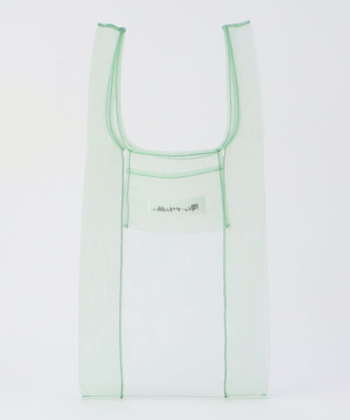 NOLLEY’S（ノーリーズ）の「チュールコンビニバッグ（エコバッグ/サブバッグ・レディース・ブラウン/ライトグリーン/ベビーピンク・FREE）」の8枚目の写真