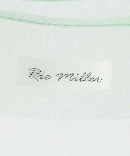 NOLLEY’S（ノーリーズ）の「チュールコンビニバッグ（エコバッグ/サブバッグ・レディース・ブラウン/ライトグリーン/ベビーピンク・FREE）」の12枚目の写真