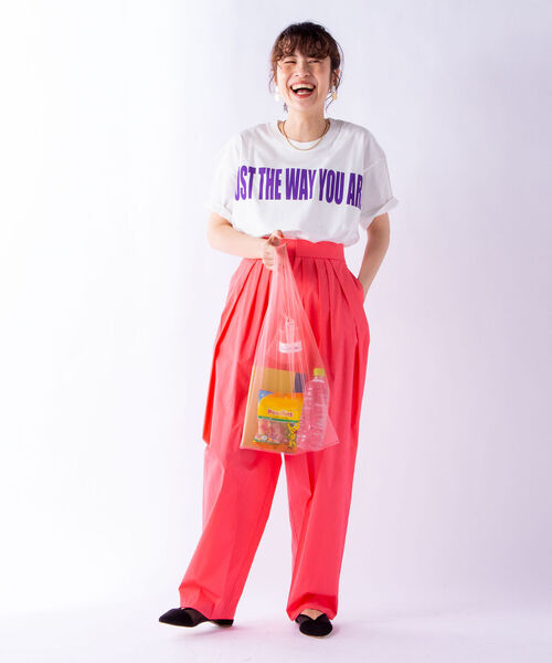 NOLLEY’S（ノーリーズ）の「チュールコンビニバッグ（エコバッグ/サブバッグ・レディース・ブラウン/ライトグリーン/ベビーピンク・FREE）」の15枚目の写真