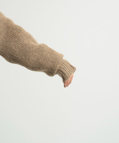 KIIT（キート）の「KIIT キート / KID MOHAIR  BLEND KINT CARDIGAN キッドモヘアブレンドニットルーズカーディガン / KIL-K59-105（カーディガン/ボレロ・メンズ・オリーブ/ブラウン/ブラック・2/3）」の17枚目の写真