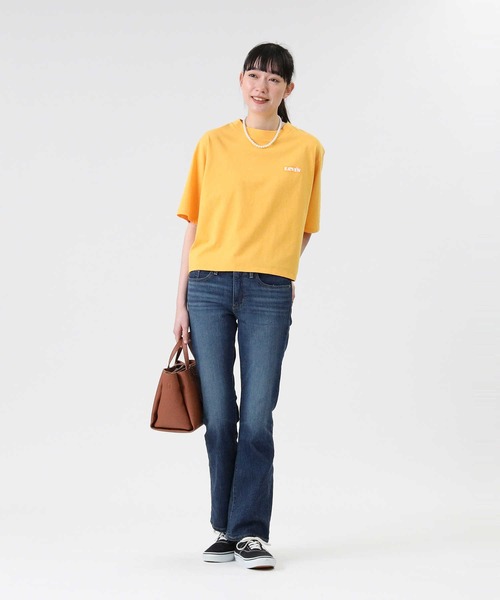Levi's（リーバイス）の「【Levi's】ヘビーウエイトプリントＴ（Tシャツ/カットソー・レディース・イエロー・M/L）」の4枚目の写真