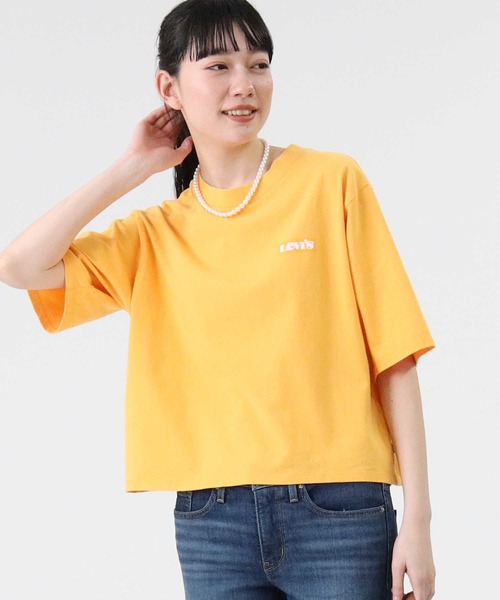 Levi's（リーバイス）の「【Levi's】ヘビーウエイトプリントＴ（Tシャツ/カットソー・レディース・イエロー・M/L）」の7枚目の写真