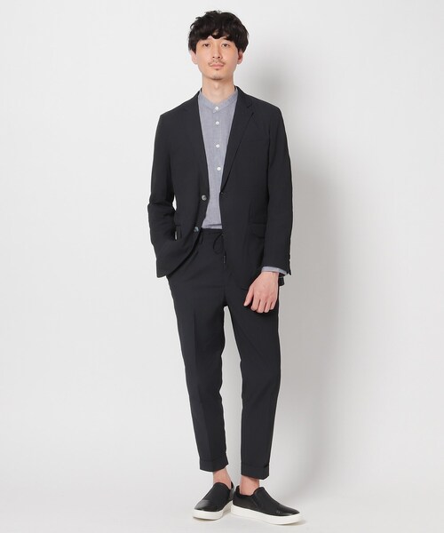 TAKEO KIKUCHI（タケオキクチ）の「◆米沢織ストレッチチェックジャケット（スーツジャケット・メンズ・モスグリーン系1/ダークブラウン系1/ネイビー系1・03/04/02）」の10枚目の写真