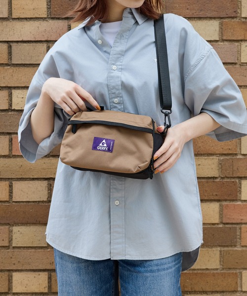 GERRY（ジェリー）の「【GERRY】エコ多機能マルチショルダー R1709 YMY（ショルダーバッグ・メンズ・ブラック/ベージュ/マルチ/ライトグレー/ダークグリーン/ブラウン/パープル/その他2/チャコールグレー/サックスブルー・FREE）」の16枚目の写真