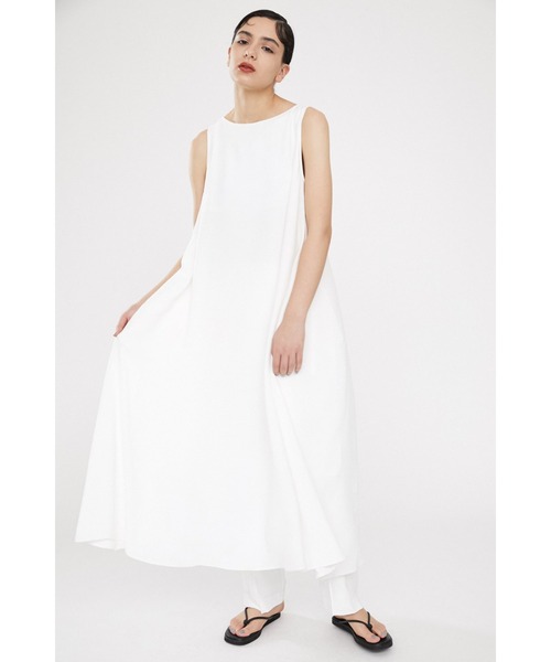 HeRIN.CYE(ヘリンドットサイ)の「ノースリーブドレス(ワンピース・レディース・ホワイト/ダークネイビー/イエロー/ライトグリーン・FREE)」の2枚目の写真