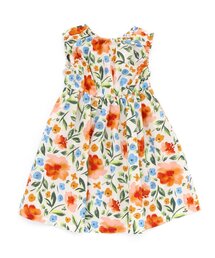 リゾート花柄サンドレス