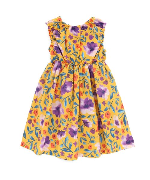 Seraph（セラフ）の「リゾート花柄サンドレス（ワンピース・キッズ・オフホワイト/レッド/イエロー・120/110/90/95/80/100/140/130）」の13枚目の写真