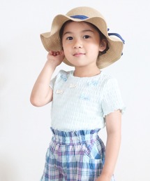 KP | シャーリング天竺半袖Tシャツ(100-130cm)(Tシャツ/カットソー)