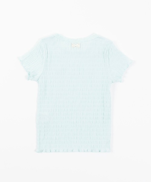 KP（ケーピー）の「シャーリング天竺半袖Tシャツ(100-130cm)（Tシャツ/カットソー・キッズ・サックスブルー/ピンク・110cm/120cm/130cm/100cm）」の15枚目の写真