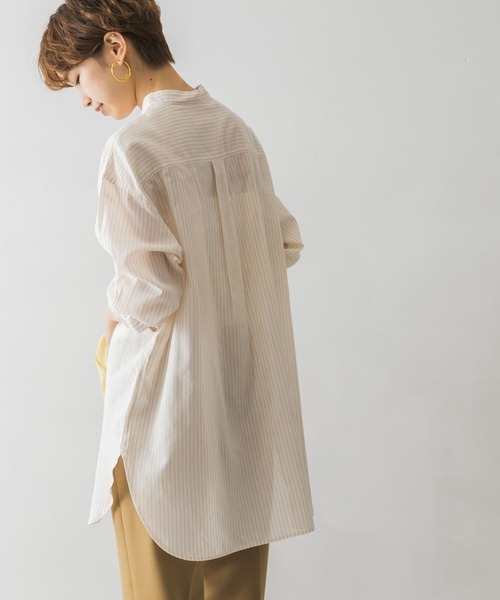 URBAN RESEARCH（アーバンリサーチ）の「シアーボイルチュニックシャツ（Tシャツ/カットソー・レディース・イエロー/オフホワイト/アイボリー・FREE）」の17枚目の写真