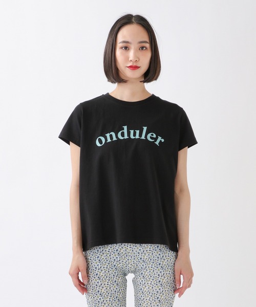 ROCKET x LUNCH（ロケットアンドランチ）の「ROCKET×LUNCH／ONDULER T　2942189（Tシャツ/カットソー・レディース・ブラック/ホワイト・SMALL）」の6枚目の写真
