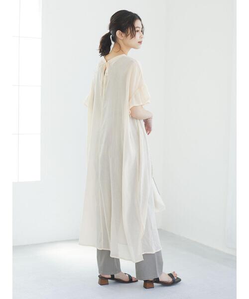 Sugar spoon（シュガースプーン）の「・SUGAR SPOON カラーバギーパンツ＊（その他パンツ・レディース・ブラック/ライトカーキ/ピンクベージュ/ライトベージュ・FREE）」の14枚目の写真