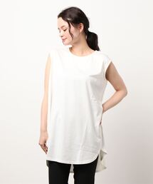 CLEARIMPRESSION  | 《musee》タックショルダーノースリーブチュニック(Tシャツ/カットソー)