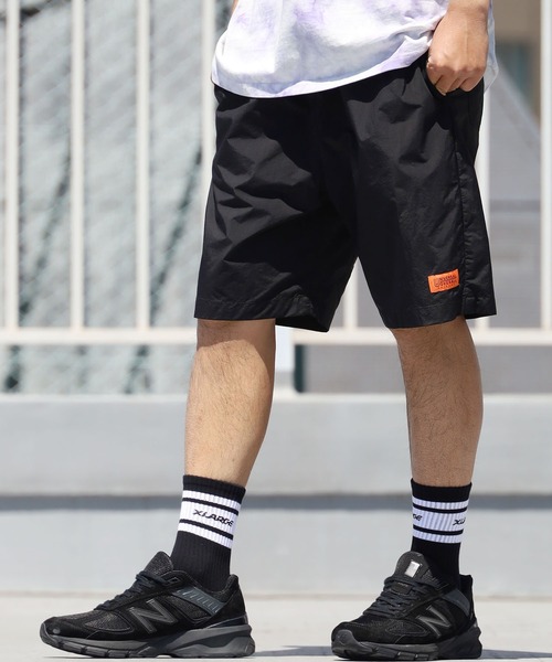 UNIVERSAL OVERALL（ユニバーサルオーバーオール）の「UNIVERSAL OVERALL/ユニバーサルオーバーオール PACKABLE SHORTS ショーツ ハーフパンツ【雑誌LaLa Begin 掲載商品】（その他パンツ・メンズ・ブラック/ベージュ/ブルー/マスタード・M/L）」の3枚目の写真