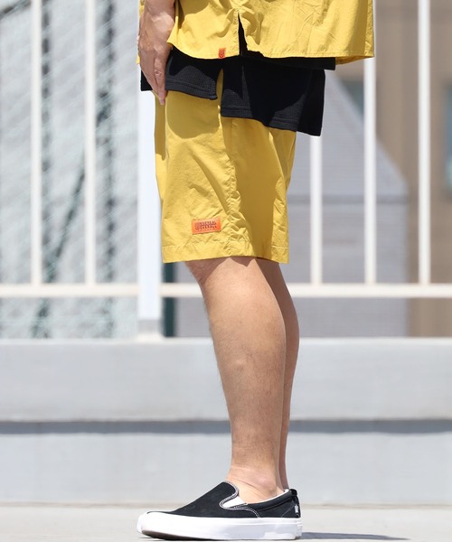 UNIVERSAL OVERALL（ユニバーサルオーバーオール）の「UNIVERSAL OVERALL/ユニバーサルオーバーオール PACKABLE SHORTS ショーツ ハーフパンツ【雑誌LaLa Begin 掲載商品】（その他パンツ・メンズ・ブラック/ベージュ/ブルー/マスタード・M/L）」の17枚目の写真