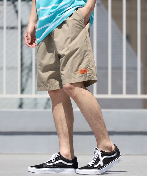 UNIVERSAL OVERALL（ユニバーサルオーバーオール）の「UNIVERSAL OVERALL/ユニバーサルオーバーオール PACKABLE SHORTS ショーツ ハーフパンツ【雑誌LaLa Begin 掲載商品】（その他パンツ・メンズ・ブラック/ベージュ/ブルー/マスタード・M/L）」の20枚目の写真