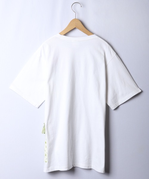 ROOT THREE(ルートスリー)の「ROOT THREE ワイドシルエット クルーネック サイドポケット付き 半袖 Tシャツ(Tシャツ/カットソー・メンズ・カモフラージュ/ホワイト系その他/ブラック系その他/ゼブラ/ホワイト系その他2/ブラック系その他2/ブラック系その他3/ブラック/アニマル/ホワイト/ホワイト系その他3/レオパード・LL/M/L)」の17枚目の写真