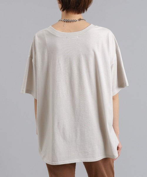 DouDou（ドゥドゥ）の「【WEB限定】MORGAN ロゴT（Tシャツ/カットソー・レディース・オフホワイト/ベージュ/グリーン・FREE）」の11枚目の写真