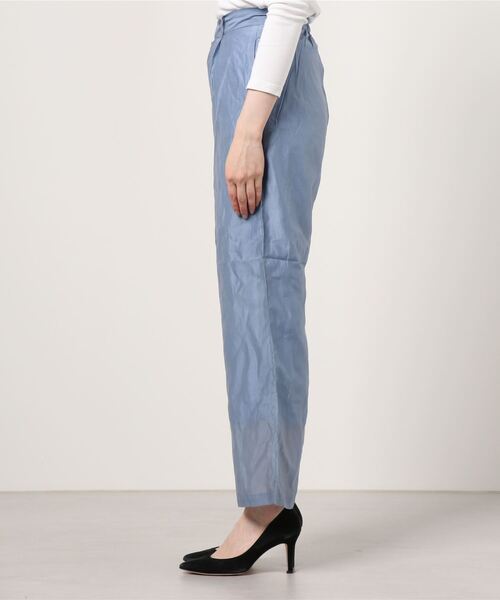 WEGO(ウィゴー)の「WEGO/シアーストレートパンツ(スラックス・レディース・ブラック/ブルー・FREE)」の9枚目の写真