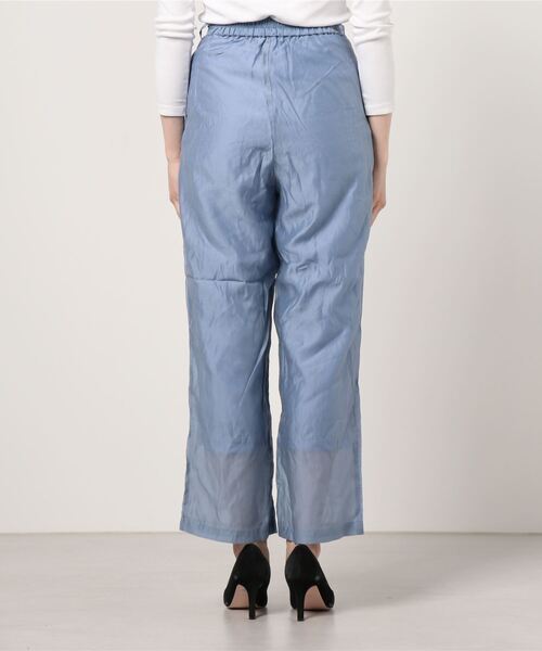 WEGO(ウィゴー)の「WEGO/シアーストレートパンツ(スラックス・レディース・ブラック/ブルー・FREE)」の6枚目の写真