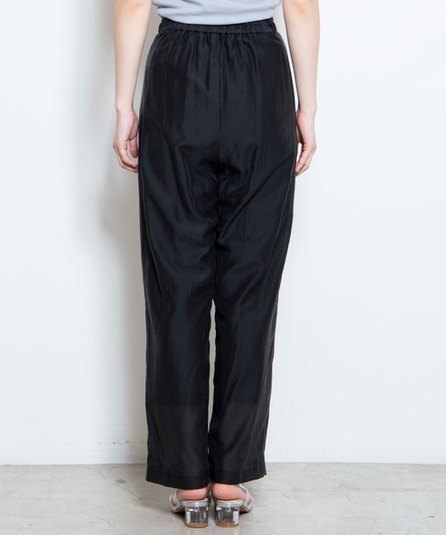 WEGO(ウィゴー)の「WEGO/シアーストレートパンツ(スラックス・レディース・ブラック/ブルー・FREE)」の12枚目の写真