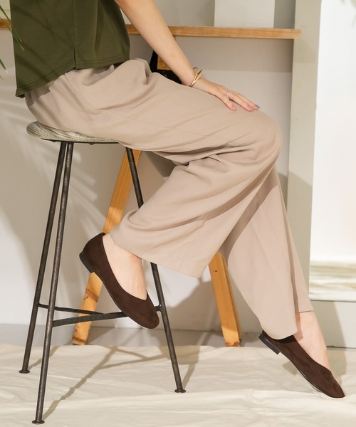 ITEMS URBANRESEARCH（アイテムズ アーバンリサーチ）の「テンセルイージーパンツ（その他パンツ・レディース・チャコールグレー/ベージュ/イエロー・FREE）」の15枚目の写真