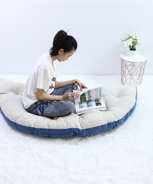 aimoha（アイモハ）の「身体を包むコンパクト2WAYソファ（家具・レディース・グレー系その他/ブルー系その他/レッド系その他・FREE）」の5枚目の写真