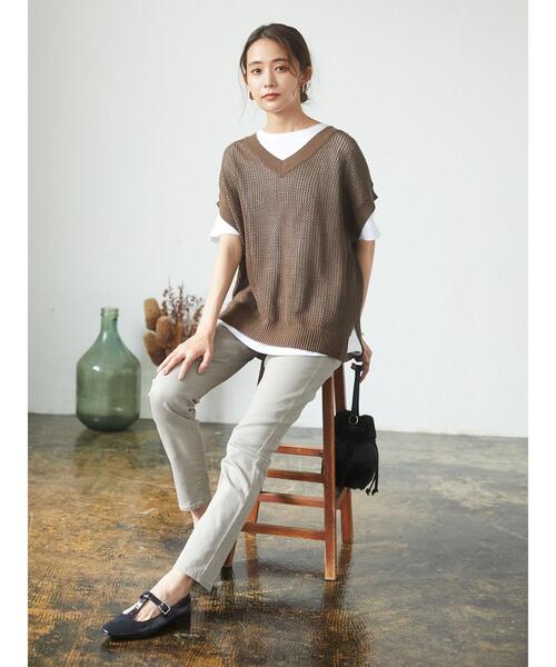 CRAFT STANDARD BOUTIQUE（クラフトスタンダードブティック）の「カラースキニーパンツ　＊（その他パンツ・レディース・ライトグレー/ブラック/ベージュ・S/M/L/XS）」の7枚目の写真