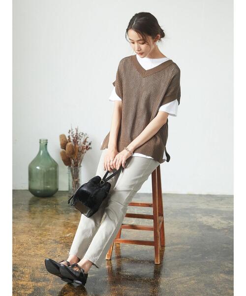 CRAFT STANDARD BOUTIQUE（クラフトスタンダードブティック）の「カラースキニーパンツ　＊（その他パンツ・レディース・ライトグレー/ブラック/ベージュ・S/M/L/XS）」の8枚目の写真