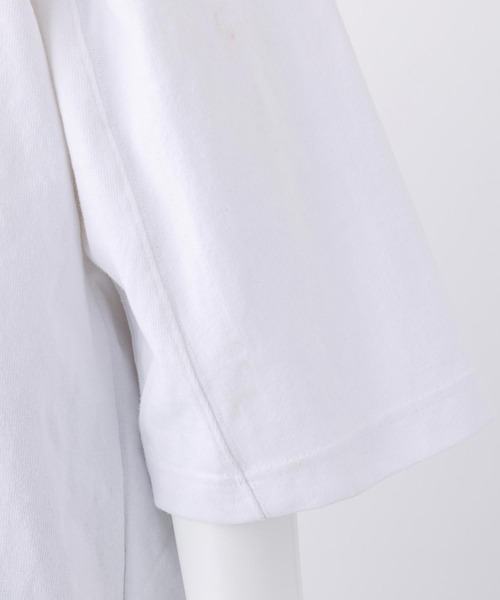 MILKFED.(ミルクフェド)の「LOGO FOOTBALL TOP(Tシャツ/カットソー・レディース・ホワイト/ブラック/グリーン/ネイビー・ONE SIZE)」の13枚目の写真