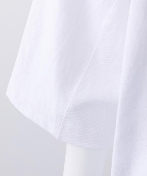 MILKFED.(ミルクフェド)の「LOGO FOOTBALL TOP(Tシャツ/カットソー・レディース・ホワイト/ブラック/グリーン/ネイビー・ONE SIZE)」の11枚目の写真