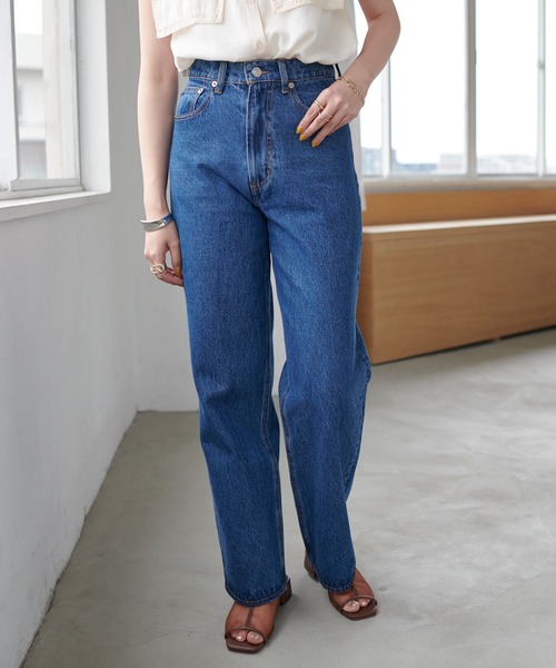 DISCOAT（ディスコート）の「デニムワイドパンツ（その他パンツ・レディース・ブルー・MEDIUM/SMALL/LARGE）」の12枚目の写真