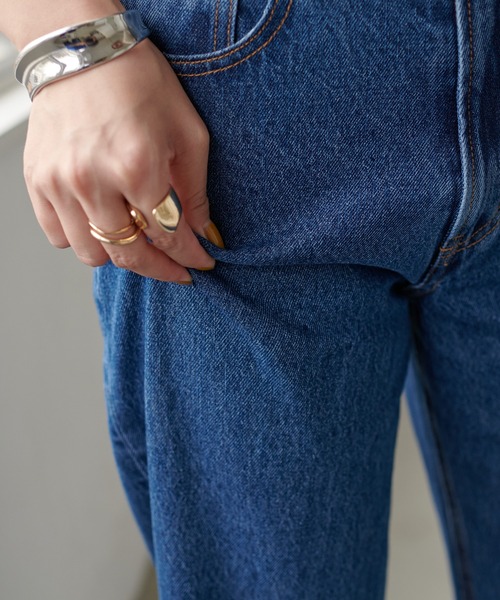 DISCOAT（ディスコート）の「デニムワイドパンツ（その他パンツ・レディース・ブルー・MEDIUM/SMALL/LARGE）」の5枚目の写真