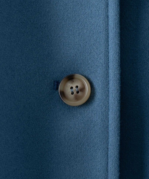 Happy John（ハッピージョン）の「over melton chester coat/オーバーメルトンチェスターコート（チェスターコート・レディース・ブラック/ブルー/アイボリー・FREE）」の13枚目の写真