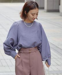 green label relaxing | ウエッジ スリーブ プルオーバー ブラウス(シャツ/ブラウス)