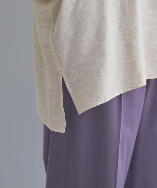 green label relaxing（グリーンレーベルリラクシング）の「ウエッジ スリーブ プルオーバー ブラウス ドット（シャツ/ブラウス・レディース・ブラック/オフホワイト/ライラック/ライム/その他1/ホワイト・FREE）」の21枚目の写真