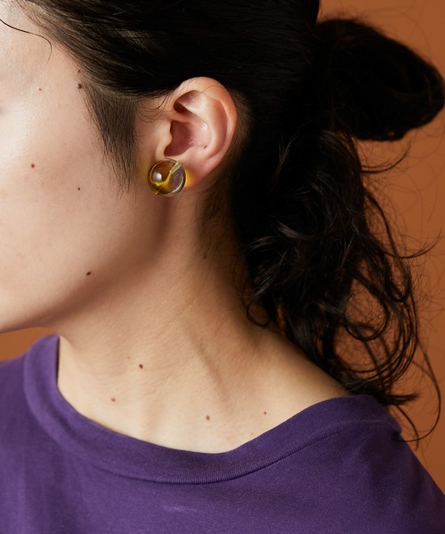 ear PAPILLONNER(イアパピヨネ)の「(WEB限定カラー:ミッドナイトブルー)トワイライトイヤリング(イヤリング・レディース・ブルー系その他/パープル系その他/イエロー系その他/ネイビー・FREE)」の19枚目の写真