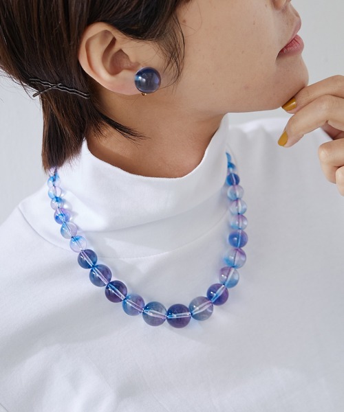 ear PAPILLONNER(イアパピヨネ)の「(WEB限定カラー:ミッドナイトブルー)トワイライトイヤリング(イヤリング・レディース・ブルー系その他/パープル系その他/イエロー系その他/ネイビー・FREE)」の12枚目の写真